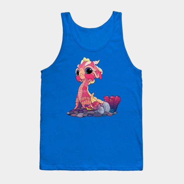 Peachy Baby Sea Serpent Tank Top by Bitty Bitey Ones